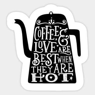 coffee & love Sticker